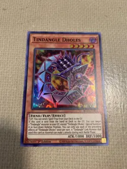 Yu-Gi-Oh! tindangle dholes mint super rare 1st ed KICO-EN016 - Image 1