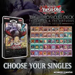 Yu-Gi-Oh THE CHRONICLES DECK: The Fallen & The Virtuous CH01-EN SINGLES IN STOCK - Image 1