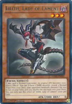 Lilith, Lady of Lament - TAMA-EN049 - Rare - 1st Edition - Lightly Played - Image 1