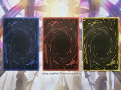 Yugioh Egyptian God Card set Obelisk Slifer The Winged Dragon of Ra Ultra Rare - Image 2