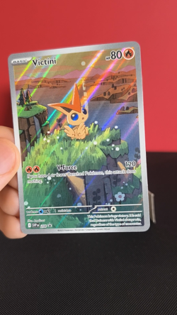 Victini 208 SVP Scarlet & Violet Promo Cards full art holographic - Image 2