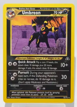 Umbreon - Neo Discovery 32/75 Pokemon Card MP - Image 1
