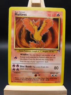 Pokemon Rare Card : Moltres 30/110 ( Legendary Collection Set) - Image 1