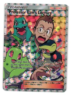 Professor Elm Trainer Goddess Story Custom Art Foil Textured Holo Prism Card - Image 1