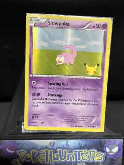 Pokemon Promo Card Slowpoke 32/83 XY Generations 20th Anniversary Holo SEALED - Image 1