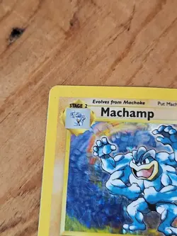 Machamp Holo 1st Edition 8/102 - 1999 Base Set Pokemon Card - WOTC - MP - Image 2