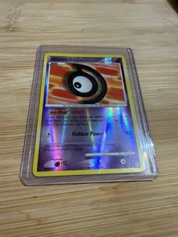 Pokemon Unown D TCG Reverse Holo Card #68/130 Diamond & Pearl Edition NM - Image 2