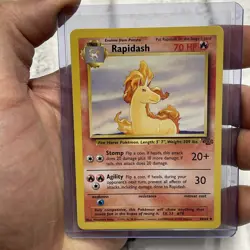 Pokemon Rapidash Jungle 44/64 Unlimited NM Vintage Vtg Card Nintendo TCG WOTC - Image 1