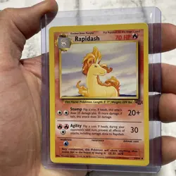 Pokemon Rapidash Jungle 44/64 Unlimited NM Vintage Vtg Card Nintendo TCG WOTC - Image 2