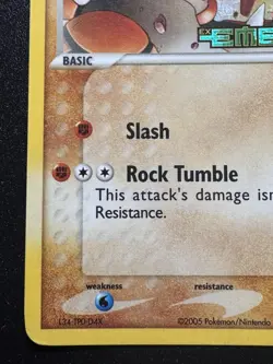 Groudon 5/106 EX Emerald Pokemon Card Reverse Holo Foil Rare MP - Image 5