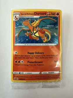 Pokemon Card Charizard SWSH075 Sealed Special Delivery - Image 1