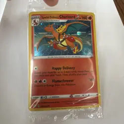Pokemon Card Charizard SWSH075 Sealed Special Delivery - Image 3