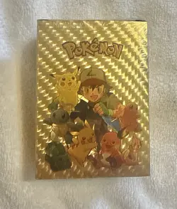 Pokemon Gold Foil Card Deck Gold NEW SEALED! RARE!! - Image 1