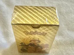 Pokemon Gold Foil Card Deck Gold NEW SEALED! RARE!! - Image 2