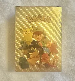 Pokemon Gold Foil Card Deck Gold NEW SEALED! RARE!! - Image 3