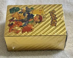 Pokemon Gold Foil Card Deck Gold NEW SEALED! RARE!! - Image 5