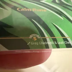 2025 League of Legends Riftbound English TCG Card Calm Rune OGN·042b/298 Promo - Image 3