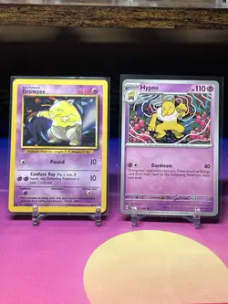 Pokemon Card Lot - Drowzee/Hypno - Base Set/Shrouded Fable - Lp - Image 1