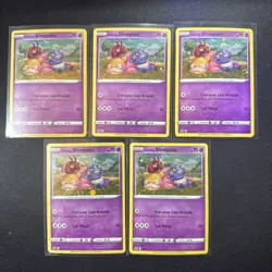 (Lot of 5) Galarian Slowpoke SWSH126 Black Star Promo Holo Pokemon Card - Image 1