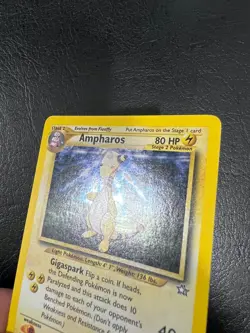 Pokemon WOTC Neo Genesis Ampharos Holo Rare Vintage Pokemon Card NM - Image 2