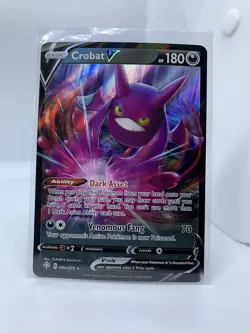 Crobat V 044/072 Shining Fates - NM Ultra Rare Full Art Pokemon Card - Image 3