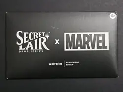 MTG Secret Lair: Marvel: Wolverine (Rainbow Foil Edition) (Sealed) - Image 1