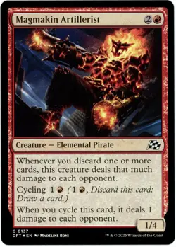 Magmakin Artillerist (Foil) - 0137 - Aetherdrift - MTG - NM/M - Image 1