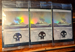 x6 MTG Swamp Phyrexian FOIL #560 FOIL NM-M Sealed Compleat pack Secret Lair Drop - Image 1