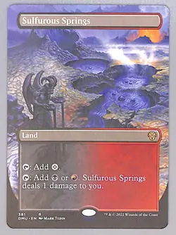 Sulfurous Springs - Borderless - 381 - Dominaria United (DMU) MTG - Image 1