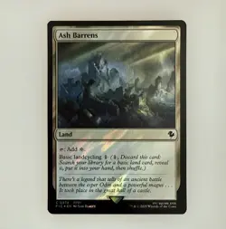 Magic the Gathering: Ash Barrens (Surge Foil) Commander: Final Fantasy Foil NM - Image 1