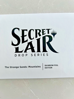 MTG Secret Lair - The Strange Sands: Mountain Foil Edition - Factory Sealed - Image 4