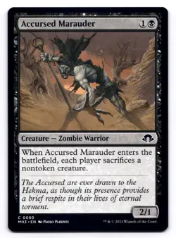 Accursed Marauder NM Modern Horizons 3 0080 MTG Regular - Image 1