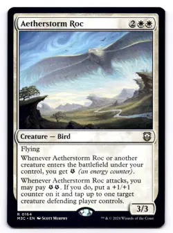Aetherstorm Roc NM Commander: Modern Horizons 3 0164 MTG Regular - Image 1