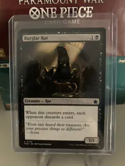 Burglar Rat - MTG Foundations - English - NM - Image 1