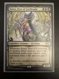 1x Ayara, First of Locthwain - NM MTG - Multiverse Legends - Image 1