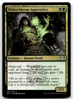 MTG Witherbloom Apprentice U Strixhaven: School of Mages 247 LP - Image 1