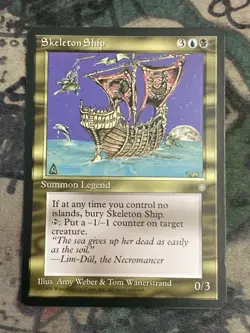 MTG Skeleton Ship Ice Age 379 Regular Rare Magic The Gathering - Image 1