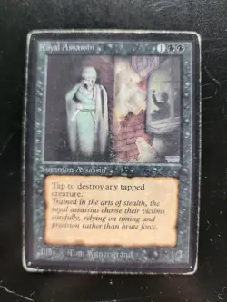 Royal Assassin Magic: the Gathering x1 Unlimited Edition Heavily Played English - Image 1