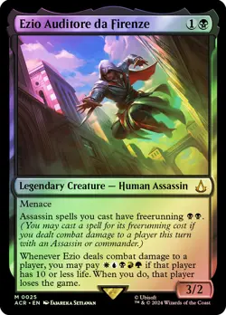 MTG FOIL Ezio Auditore da Firenze - Assassin's Creed #025 - Image 1