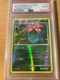 PSA 6 venusaur reverse supreme victors platinum 2009 Pokemon - Image 1