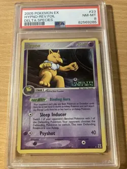 PSA 8 hypno reverse delta species 2005 pokemon - Image 1