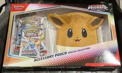 Pokemon TCG - Prismatic Evolutions Accessory Pouch Special Collection Ships Now - Image 1