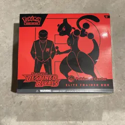 Pokemon Destined Rivals Pokemon Center Exclusive ETB In Hand Ready To Ship - Image 1