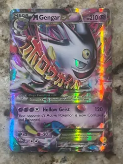Pokemon TCG Mega M Gengar EX XY166 Black Star Promo Ultra Rare - Image 1