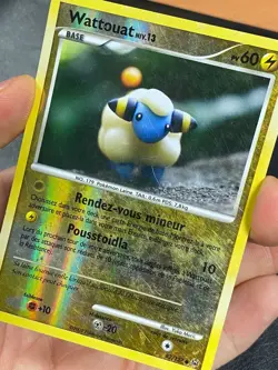 CARTE POKEMON WATTOUAT 82/127 FR REVERSE PLATINE - BE - Image 2