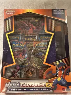 New and sealed Pokemon MEGA Garchomp EX Premium Collection Free Shipping! - Image 1