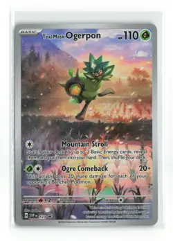 TEAL MASK OGERPON SVP 123 POKEMON TCG DAMAGED READ - Image 1