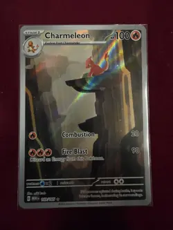 2023 Pokemon Charmeleon Scarlet & Violet 151 Illustration Rare 169/165 Near Mint - Image 1