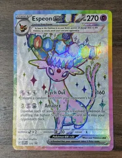 Pokemon Espeon ex SVP 175 Premium Figure Collection Black Star Promo English - Image 1