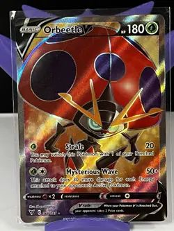 Orbeetle V 166/185 SWSH Vivid Voltage Full Art Ultra Rare Holo Pokemon 2020 NM/M - Image 1